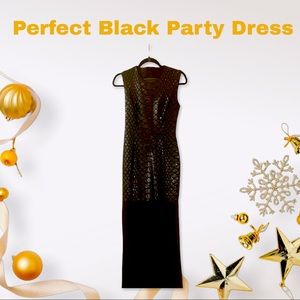 Long Black Party Dress - Formal